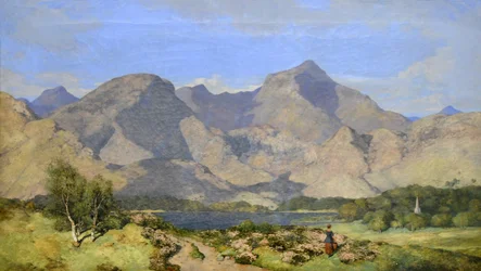 Catbells y Causey Pike, Derwentwater, 1854